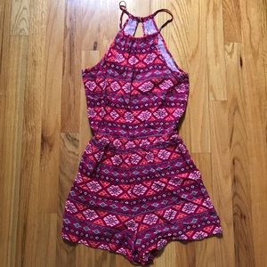 Hollister multicolored romper